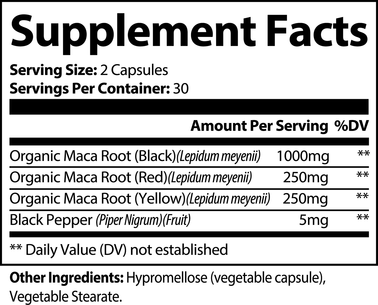 Organic Maca Plus